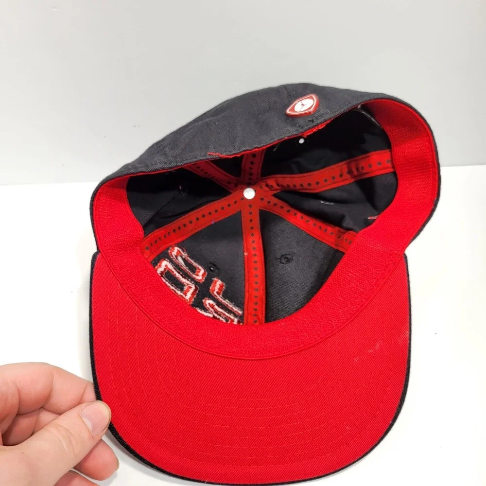 Jordan Hat Cap Black Baseball Hiker Hiking Flat Brim Embroidered Logo Youth